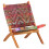 Berkfield Folding Chindi Chair Multicolours Fabric 11