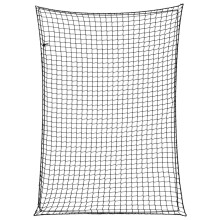 Berkfield Trailer Net with Elastic Rope Black 3.5x2.5 m PP