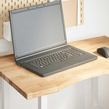 Berkfield Desk Top Untreated 80x60x2.5 cm Solid Wood Oak Rectangular