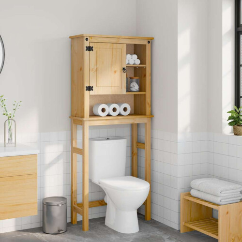 Berkfield Bathroom Washing Machine Cabinet Corona Solid Wood Pine