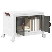 Berkfield Stackable Storage Box with Wheels 28 L 48.5x29.5x33 cm