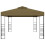 Berkfield Gazebo with LED String Lights 3x4 m Taupe 5