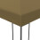 Berkfield Gazebo with LED String Lights 3x4 m Taupe 6