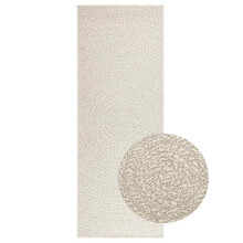 Berkfield Rug ZIZUR Cream 80x200 cm Jute Look Indoor and Outdoor