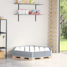 Berkfield Raised Bed Hexagon Grey 160x160 cm Solid Wood Pine