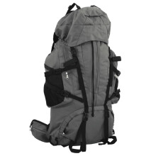 Berkfield Hiking Backpack Grey 80 L Oxford Fabric