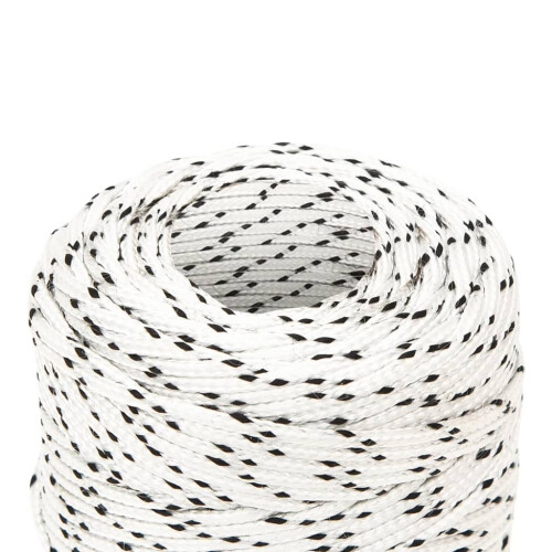 Berkfield Braided Boat Rope White 2 mmx250 m Polyester 2