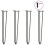 Berkfield hairpin legs for console tables for Console Table 4 pcs Anthracite 72 cm Solid Steel 1