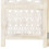 Berkfield Hand carved 5-Panel Room Divider White 200x165 cm Solid Mango Wood 5