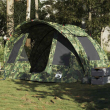 Berkfield Fishing Tent 2-Person Camouflage Waterproof