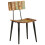 Berkfield Dining Chairs 2 pcs Solid Reclaimed Wood 3