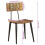 Berkfield Dining Chairs 2 pcs Solid Reclaimed Wood 11
