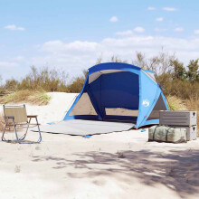 Berkfield Beach Tent 2-Person Azure Blue Waterproof