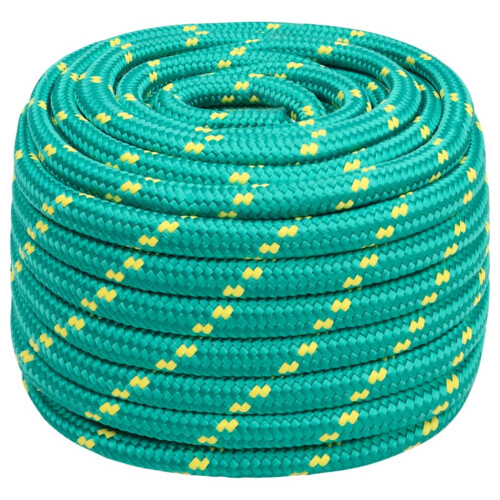 Berkfield Boat Rope Green 20 mm 25 m Polypropylene 1