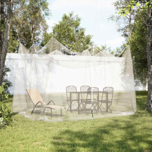 Berkfield Mosquito Net for Outdoor 220 Mesh White 300x300x250 cm