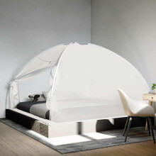 Berkfield Mosquito Net Mongolia with Doors 220 Mesh White 200x200x135 cm