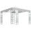 Berkfield Garden Marquee with LED String Lights 3x3 m White 2