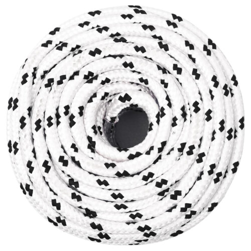 Berkfield Work Rope White 10 mm 100 m Polyester 2