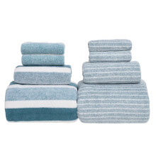 Twfbrm Set de prosoape de baie din microfibră, 8 piese, catifea coral absorbantă (2 2