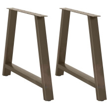 Berkfield Dining Table Legs A-Shaped 2 pcs 90x(72-73) cm Steel