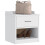 Berkfield Hallway Bench SANDNES White 45x40x50 cm Solid Wood Pine 1