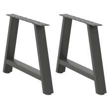 Berkfield Coffee Table Legs A-Shaped 2 pcs Anthracite†60x(42-43) cm Steel
