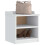 Berkfield Hallway Bench "SANDNES" White 45x40x50 cm Solid Wood Pine 1