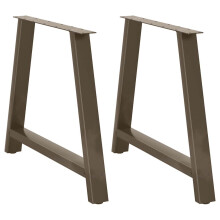 Berkfield Dining Table Legs A-Shaped 2 pcs 100x(72-73) cm Steel