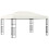 Berkfield Gazebo with LED String Lights 3x4 m Cream Fabric 3