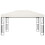 Berkfield Gazebo with LED String Lights 3x4 m Cream Fabric 4