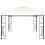Berkfield Gazebo with LED String Lights 3x4 m Cream Fabric 5