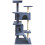 Berkfield Cat Tree with Sisal Scratching Posts 125 cm Dark Blue 2