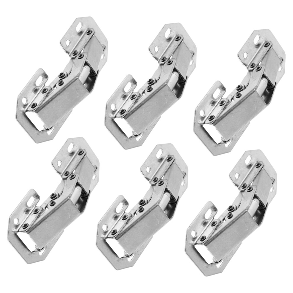 Soft Close Cabinet Hinges Set Of 6, Hydraulic Damping Cold Rolled Steel For Wardrobe And Furniture Doors 9351714783316