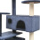 Berkfield Cat Tree with Sisal Scratching Posts 125 cm Dark Blue 3