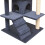 Berkfield Cat Tree with Sisal Scratching Posts 125 cm Dark Blue 4