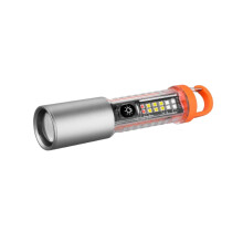 Tahtuvzn ficklampa multifunktionell zoombar och magnetisk typ-C med