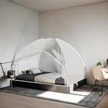 Berkfield Mosquito Net Mongolia with Doors 220 Mesh White 200x150x140 cm