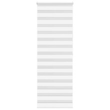Berkfield Zebra Blind White 70x200 cm Fabric Width 65.9 cm Polyester