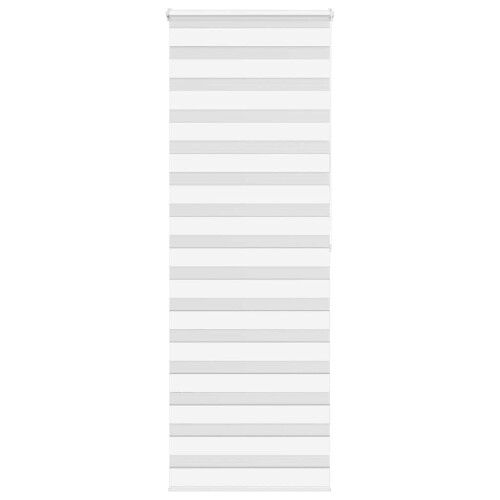 Berkfield Zebra Blind White 70x200 cm Fabric Width 65.9 cm Polyester