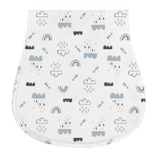 Soft Absorbent Baby Burp Cloth 2Layer Design for Infants Boys and Girls Easy Fold Storage