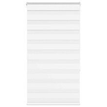 Berkfield Zebra Blind White 80x150 cm Fabric Width 75.9 cm Polyester