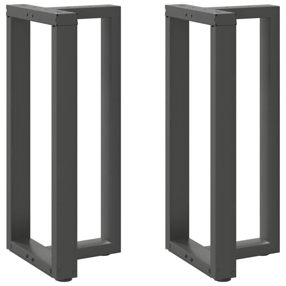 Berkfield Bar Table Legs T-Shapedâ 2 Pcs Anthracite 50X35x(90-91) Cm Steel 3871930605293