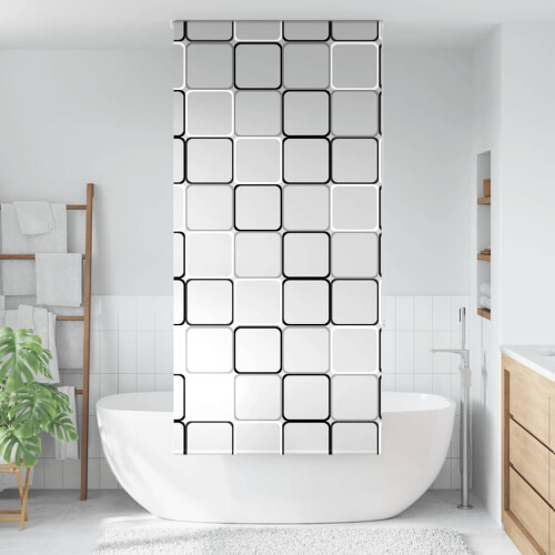 Berkfield Shower Roller Blind 90x240 cm Fabric Width 86 cm