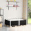 Berkfield Pallet Collars 2 pcs Black 150x100 cm Solid Wood Pine 1