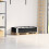 Berkfield Pallet Collar Black 100x50 cm Solid Wood Pine 1