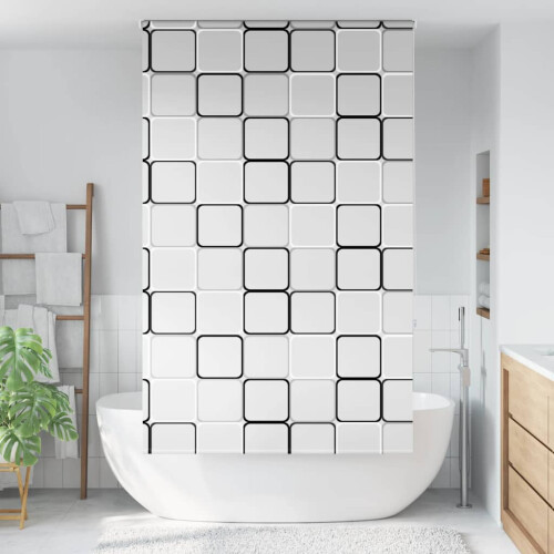 Berkfield Shower Roller Blind 140x240 cm Fabric Width 136 cm