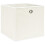 Berkfield Storage Boxes 10 pcs White 32x32x32 cm Fabric 2