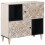 Berkfield Sideboard with Storage White 80 x 33.5 x 75 cm Solid Mango Wood 1
