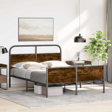 Berkfield Bed Frame without Mattress 120x200 cm Sonoma Oak Engineered Wood