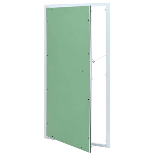 Berkfield Access Panel Green and Silver 55 x 105 cm